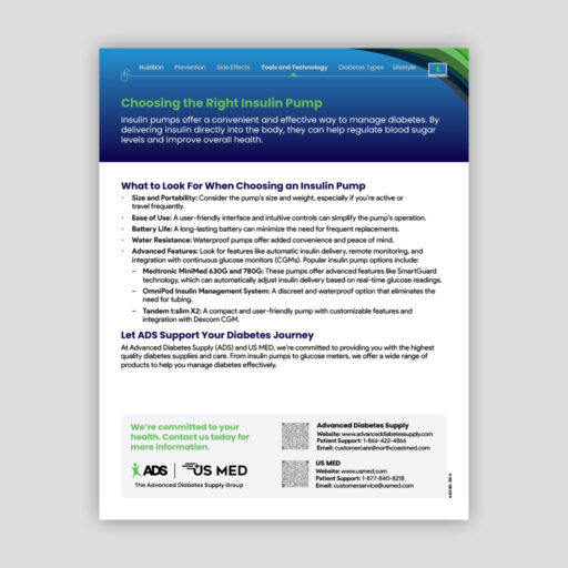 Choosing the Right Insulin Pump