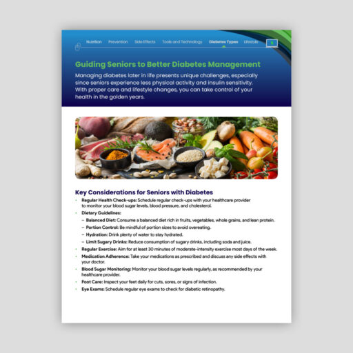Guiding Seniors to Better Diabetes Management