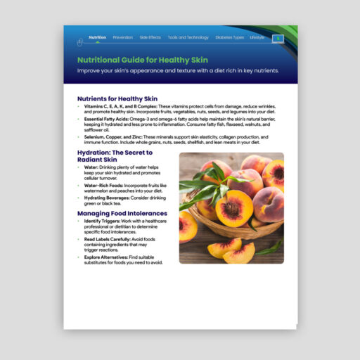 Nutritional Guide for Healthy Skin