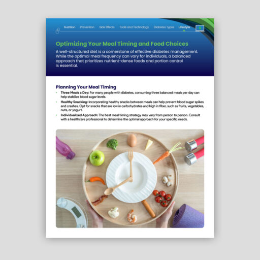 Optimizing Your Meal Timing and Food Choices