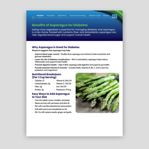 Benefits of Asparagus for Diabetes