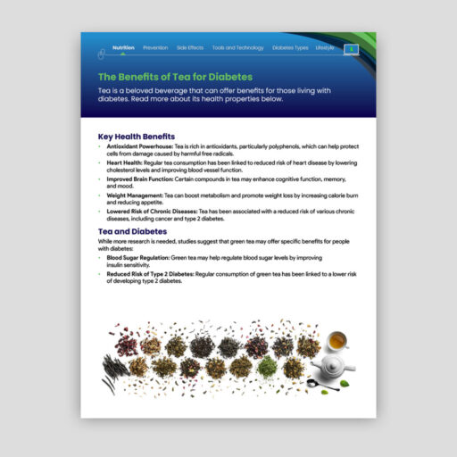 The Benefits of Tea for Diabetes