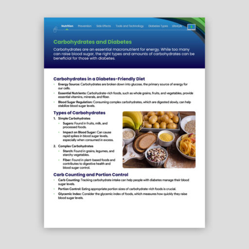Carbohydrates and Diabetes