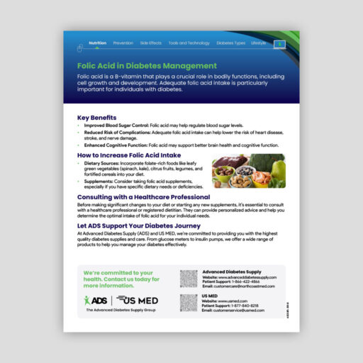Folic Acid in Diabetes Management