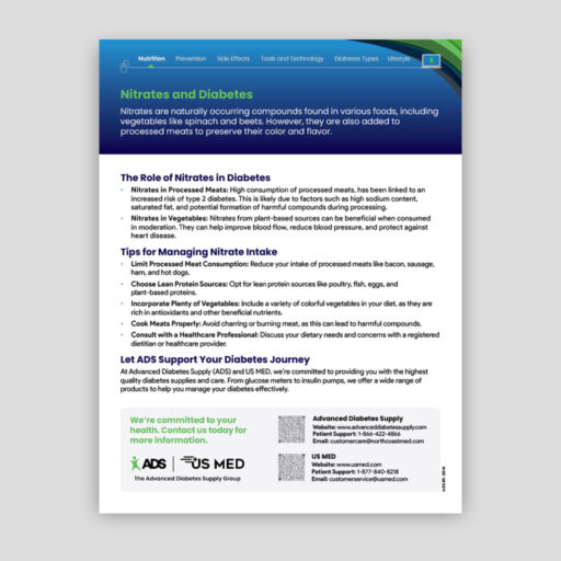 Nitrates and Diabetes