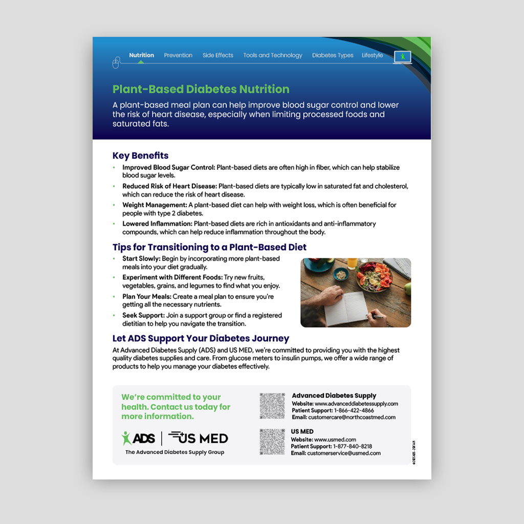 Plant-Based Diabetes Nutrition