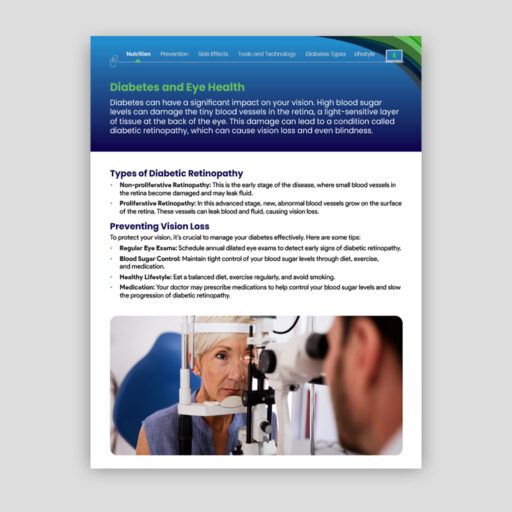 Diabetes and Eye Health