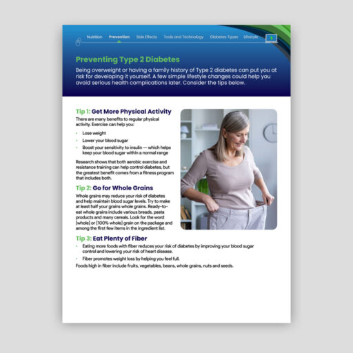 Preventing Type 2 Diabetes