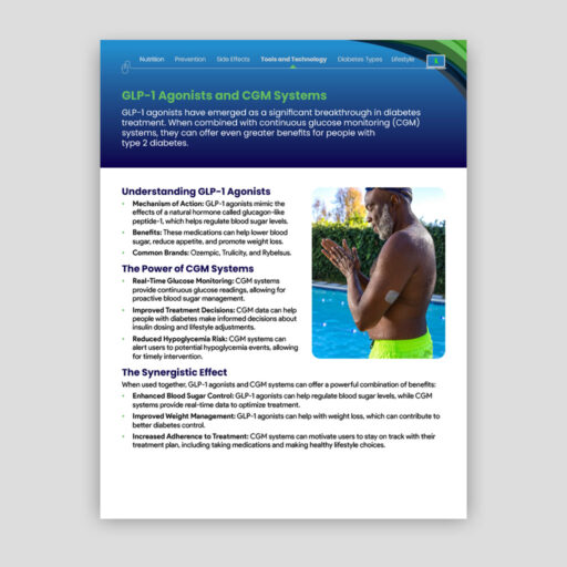 GLP-1 Agonists and CGM Systems