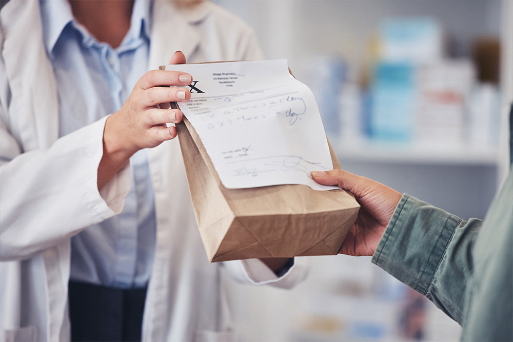 prescription medicine for customer